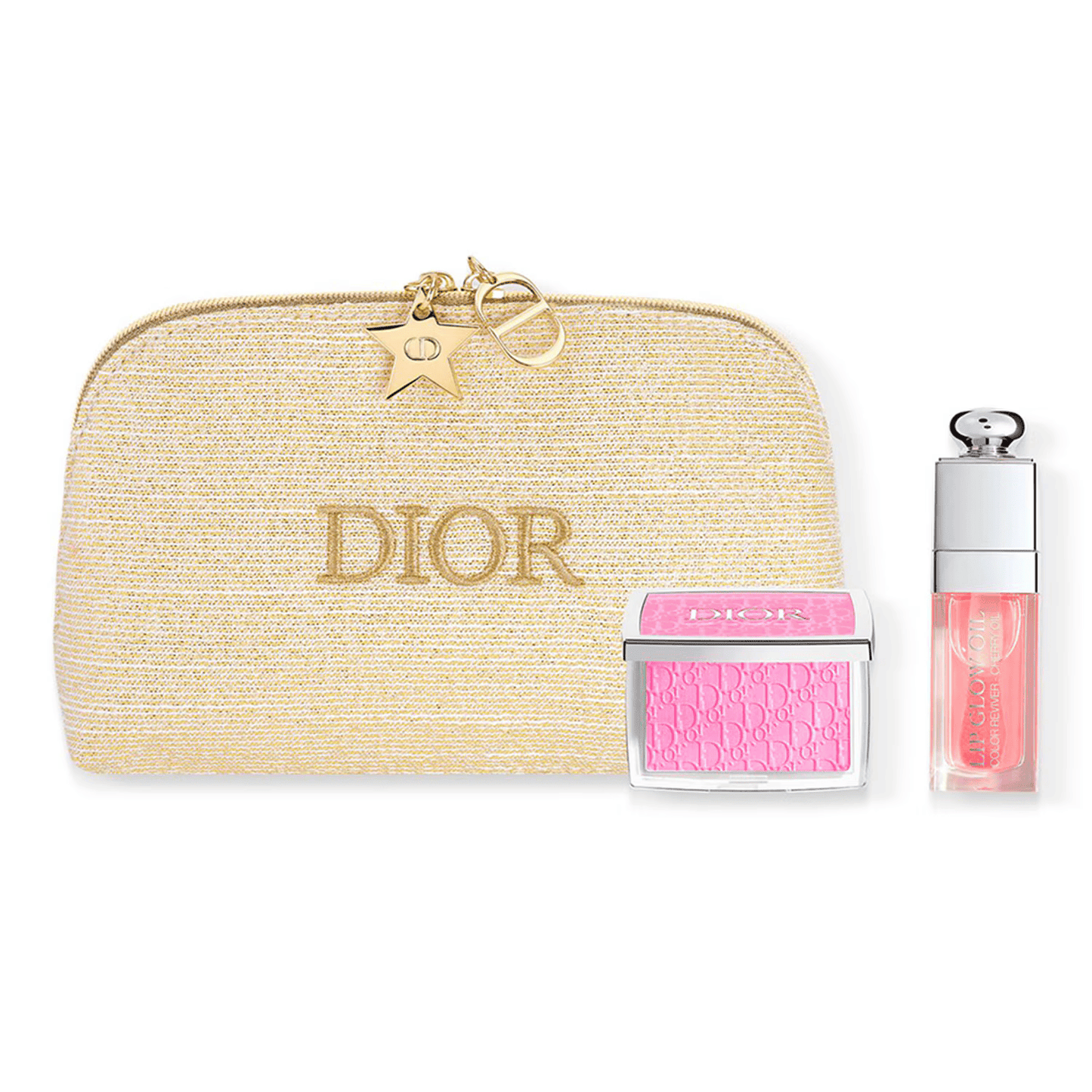 DIOR RITUAL DE BRILLO ROSA - ACEITE PARA LABIOS Y RUBOR (SET DE MAQUILLAJE)